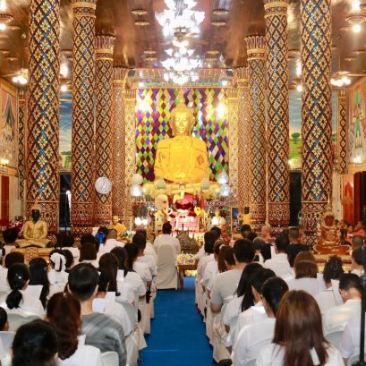 เข้าร่วมพิธีสวดบารมี 30 ทัศ น้อมรำลึกครูบาเจ้าศรีวิชัย ภายใต้กิจกรรม ธรรมยาตราเดินเทสสันตรี วิถีครูบาสู่บุคคลสำคัญของโลก