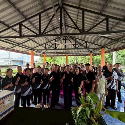 อบรมให้ความรู้การบริโภคอาหาร ให้แก่ประชาชน บ้านแม่ทาหลง- ท่าศาลา หมู่ที่ 9