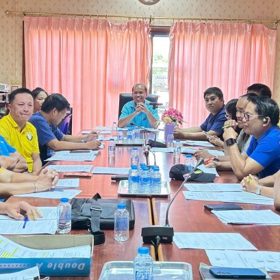 เข้าร่วมประชุมประชาคมระดับตำบลเพื่อตรวจสอบและรับรองข้อมูลผู้ประสบอุทกภัยในช่วงฤดูฝนปี 2568