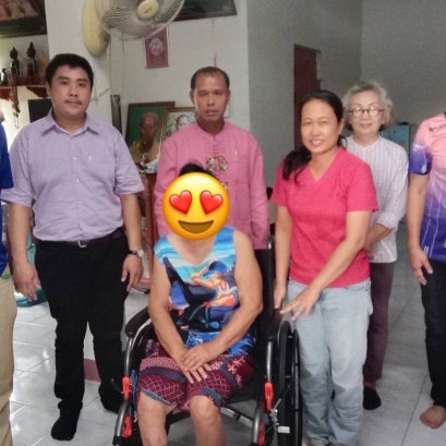 ลงพื้นที่มอบรถเข็นนั่งคนพิการ (Wheel Chair)