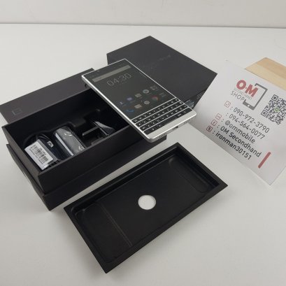 ขาย/แลก Blackberry Key2 Silver สภาพสวย แท้ ครบยกกล่อง เพียง 10,900 บาท
