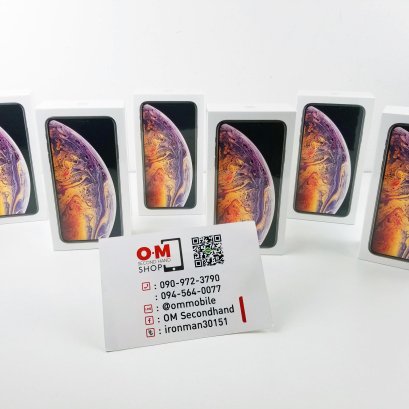 ขาย/แลก IPhone XS Max 256GB Gold ศูนย์ไทย ของใหม่มือ1 ยังไม่ได้แกะใช้ ประกันศูนย์อีกยาว 25/04/2020 แท้ ครบยกกล่อง เพียง 41,500 บาท