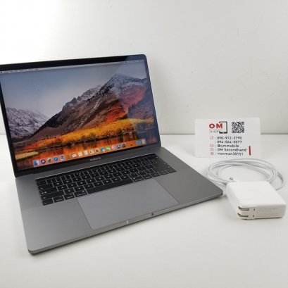 ขาย/แลก Macbook Pro 15-inch 2018 Touch Bar i7 Ram16GB SSD512GB ประกันยาว สภาพสวย เพียง 69,900 บาท