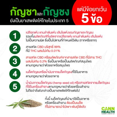 กัญชาและกัญชง ผลิตเป็นสินค้าอะไรได้บ้าง?