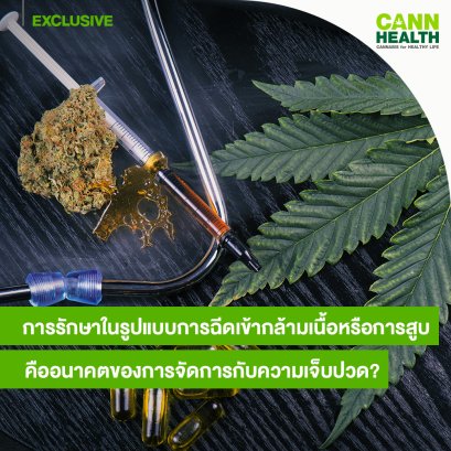 การรักษาในรูปแบบการฉีดเข้ากล้ามเนื้อหรือการสูบคืออนาคตของการจัดการกับความเจ็บปวด?