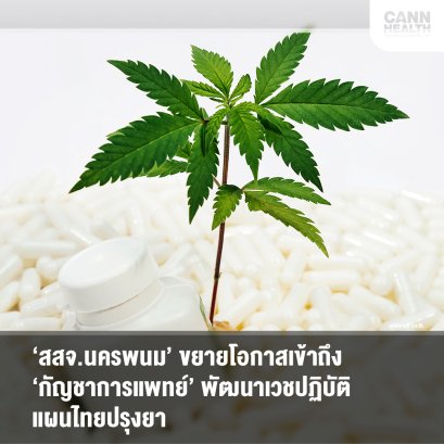 ‘สสจ.นครพนม’ขยายโอกาสเข้าถึง‘กัญชาการแพทย์’ พัฒนาเวชปฏิบัติแผนไทยปรุงยา