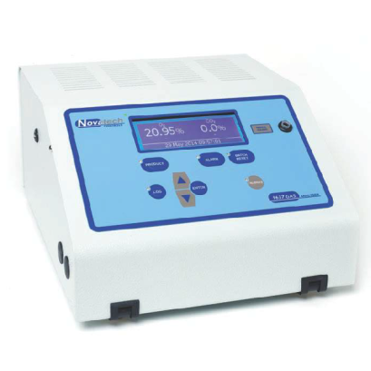 เครื่องวิเคราะห์ออกซิเจนและคาร์บอนไดออกไซด์ Novatech's1637-Mk ll