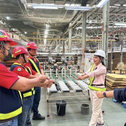 เยี่ยมเยือนทีมงาน บริษัทกลุ่มสยามบรรจุภัณฑ์ จำกัด ปราจีนบุรี