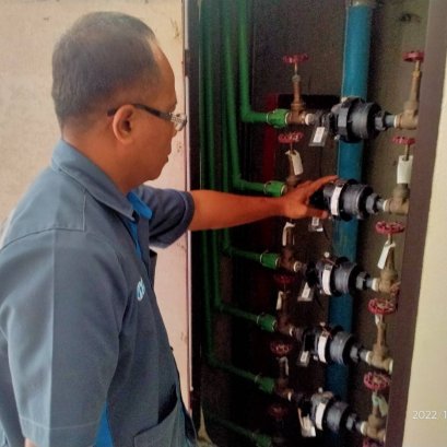 ตรวจเช็คมิเตอร์น้ำรั่วซึม - ศูนย์การแพทย์ปัญญานันทภิกขุ