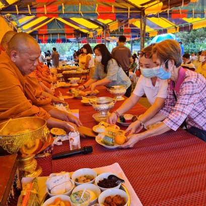 ภาพบรรยากาศย้อนหลัง งานทำบุญหมู่บ้านประจำปี - 4 เม.ย.64