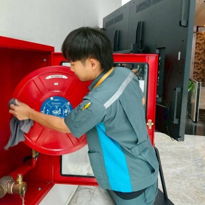 สร้างพื้นที่ปลอดภัยในทุกตารางนิ้ว: ทีมช่าง Proactive Management ลุยตรวจตู้ดับเพลิงและไฟฉุกเฉินตามมาตรฐานสากล