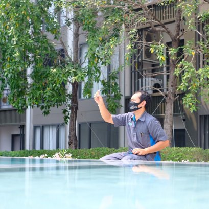 งานดูแลพื้นที่ส่วนกลาง 