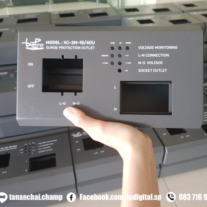 รับพิมพ์ลายลงบนกล่องเหล็ก ลาย BePro เป็นลายแผง Control อุปกรณ์ พิมพ์ลายลงตามตำแหน่งที่ลูกค้าต้องการ