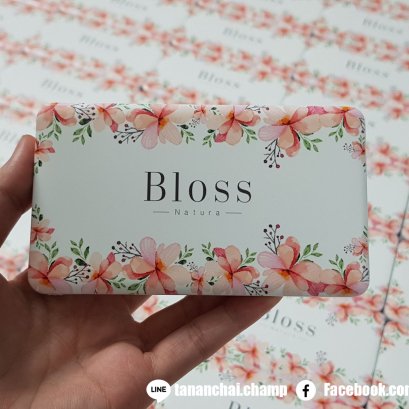 สกรีน Power Bank สกรีนโลโก้ลงบนพาวเวอร์แบงค์สีขาว ลาย Bloss Natura จำนวน 1800 ชิ้น สกรีนลายเต็มสุดขอบพาวเวอร์แบงค์