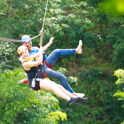 A015 : Phuket Paradise Zipline 18 platform + ATV 1 Hr + Big Buddha