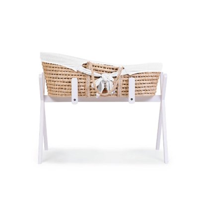 Childhome - ตะกร้านอนเด็กพร้อมขาตั้ง (Jersey Off-white)