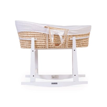 Childhome - ตะกร้านอนเด็กพร้อมขาโยก (Jersey Off-white)