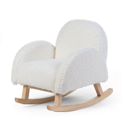 Childhome - เก้าอี้โยกสำหรับเด็ก รุ่น Kids Rocking Chair (Teddy Off White)