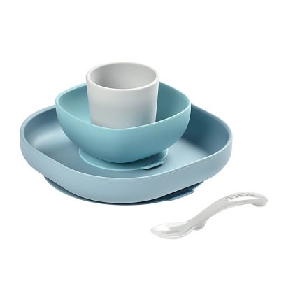 Beaba - Silicone Meal Set 4 pcs. Jungle
