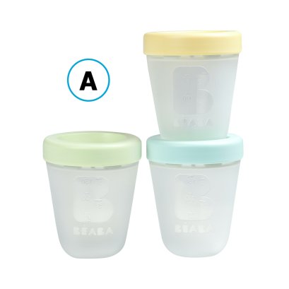 Beaba - Silicone Portions Spring Set 3 pcs. ( 200 ml. )