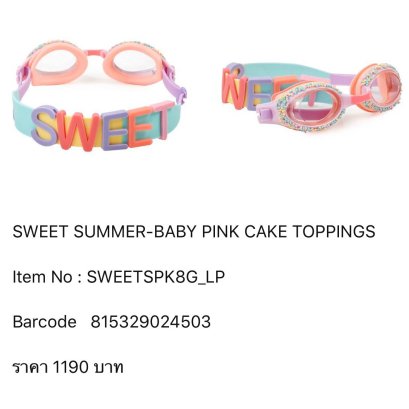 Bling2O - Sweet Summer ( Baby Pink Cake Topping )