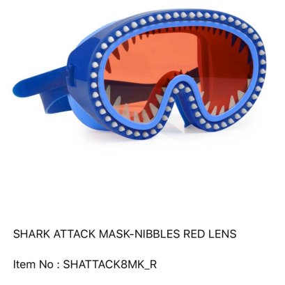 Bling2O - Shark Attack Mask ( Nibbles Red Lens )
