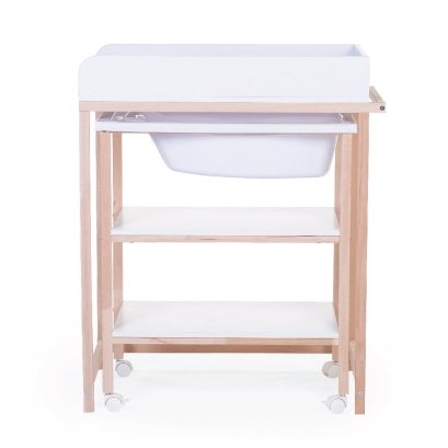 Childhome - Changing Table with Bath Tub (Natural White)