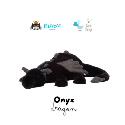 Jellycat - Onyx Dragon (50 cm.)