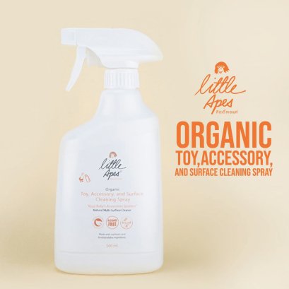 Little Apes - Organic Toy, Accessory and Surface Cleaning Spray 500 ml.