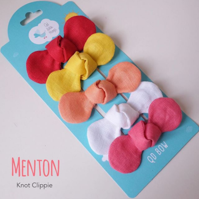 Qd Knot Clippie : Menton ( set of 5 )