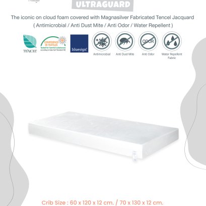 Qd Mattress for Baby Crib รุ่น UltraGuard (standard size)