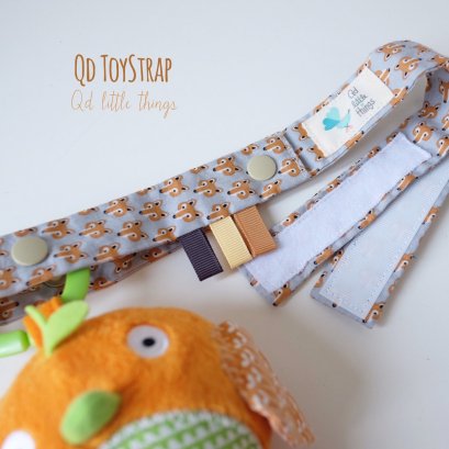 Qd ToyStrap - Grey Fox