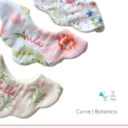 Qd Bib - Curve Set 3 pcs. (Cotton)