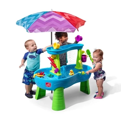 Step2 - Rain Showers Splash Pond Water Table with Umbrella