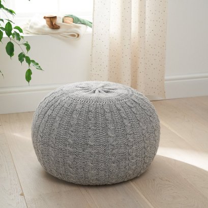 Tutti Bambini - Oscar Knitted Pouffe (Pebble)