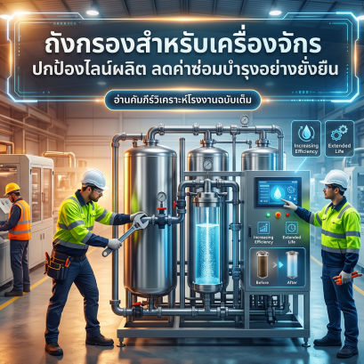 ถังกรองสำหรับเครื่องจักร ปกป้องไลน์ผลิต ลดค่าซ่อมบำรุงอย่างยั่งยืน