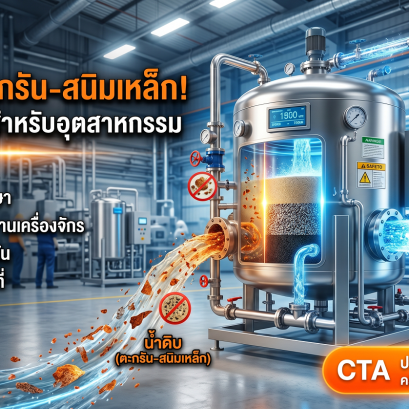 บอกลาตะกรัน-สนิมเหล็ก! ถังกรองน้ำสำหรับอุตสาหกรรม