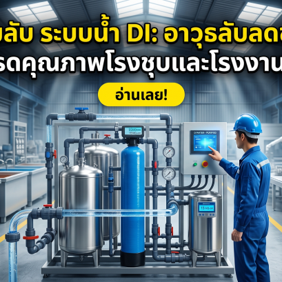 ไขความลับ ระบบน้ำ DI อาวุธลับลดของเสีย อัปเกรดคุณภาพโรงชุบและโรงงานอะไหล่