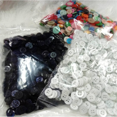 กระดุมเสื้อเชิ้ต 11.5 มิล (100 เม็ด)