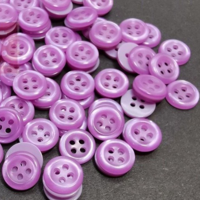 กระดุมเสื้อเชิ้ต​ 12มิล​ สีสดใส​ (100 เม็ด)