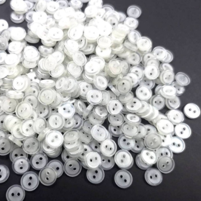 กระดุมมุก 2รู 9มิล (150 เม็ด)