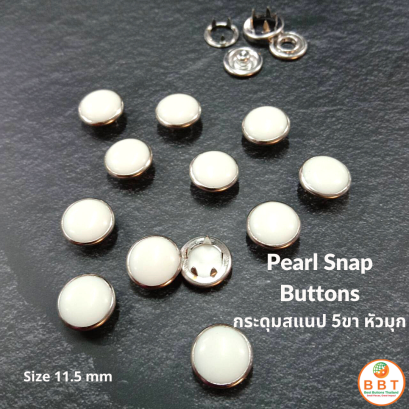 Pearl snap buttons