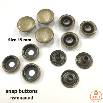 gold snap button