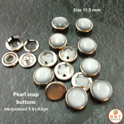 Pearl snap buttons