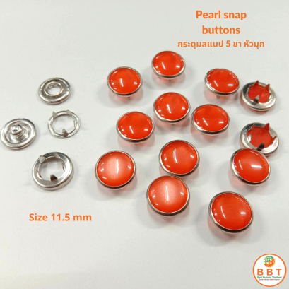 Pearl snap buttons