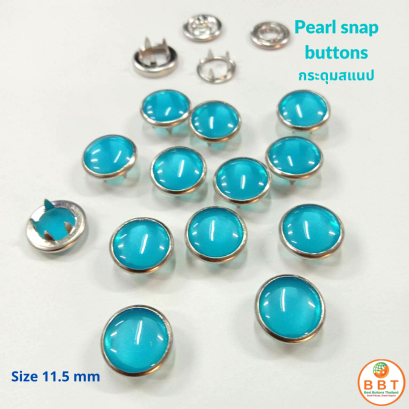 Pearl snap buttons