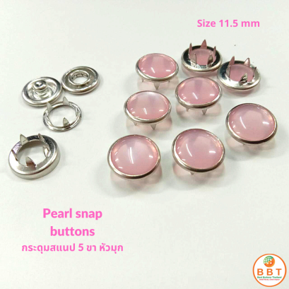 Pearl snap buttons
