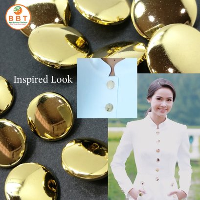 กระดุมทองแฟชั่น 15 มิล