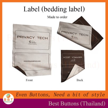 Bedding Label