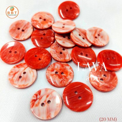 Red Lava Buttons (Flat Surface)